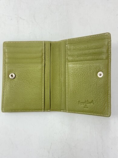 商品画像：2つ折り財布/レザー/KHK/無地/レディース 4