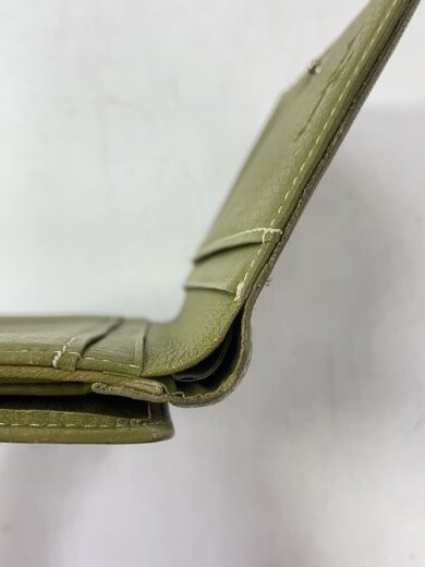商品画像：2つ折り財布/レザー/KHK/無地/レディース 7