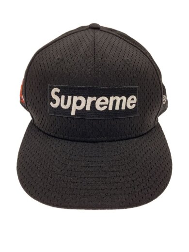 商品画像：18ss/mesh Box logo/キャップ/7 5/8/BLK/メンズ/ 1