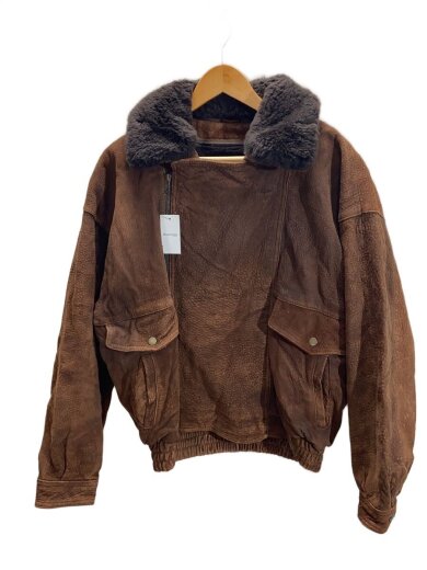 商品画像：レザージャケット・ブルゾン/40/レザー/BRW 1