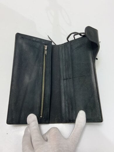 商品画像：長財布/レザー/BLK/メンズ 4