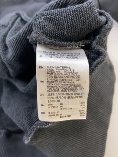 商品画像：ジップパーカー/XL/コットン/GRY/無地/KE9806// 5