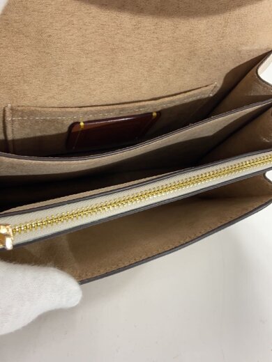 商品画像：ショルダーバッグ/レザー/CRM/無地/CZ987 6