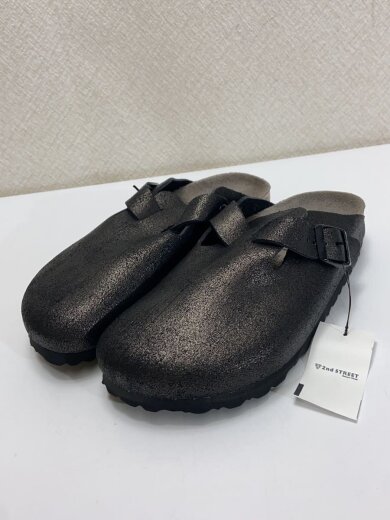 商品画像：サンダル/24.5cm/BLK/レザー/1011284 2