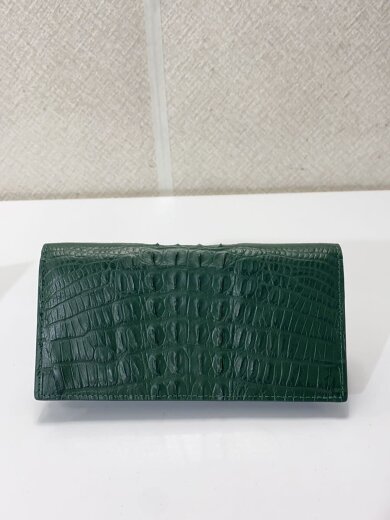 商品画像：長財布/レザー/GRN/無地/レディース 2