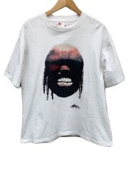 Tシャツ/L/コットン/WHT/トラヴィススコット