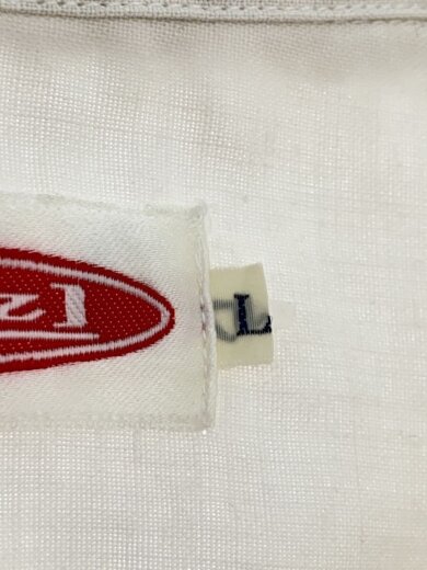 商品画像：ixi:z/オープンカラー/ボックスシルエット/半袖シャツ/L/リネン/WHT 4