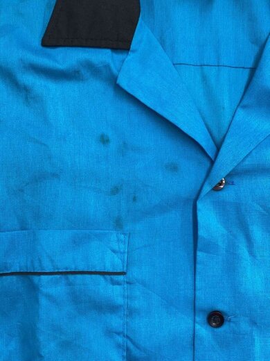 商品画像：HILTON ACTIVE APPAREL/80s/ボーリングシャツ/M/コットン/BLU 5