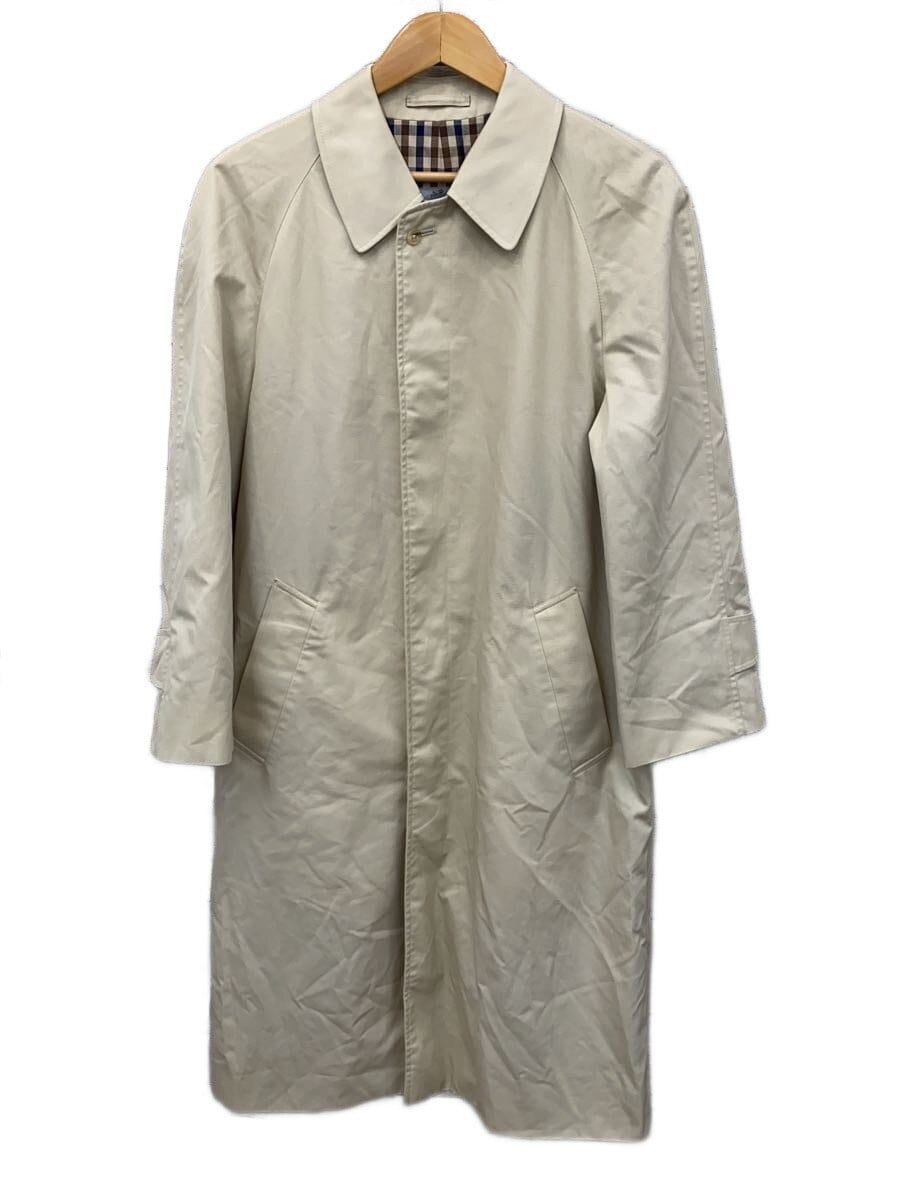 Aquascutum / ステンカラーコート/コットン/BEG//