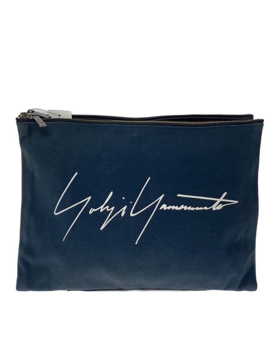 yohji yamamoto POUR HOMME / セカンドバッグ/コットン/BLK/ho-116-823//