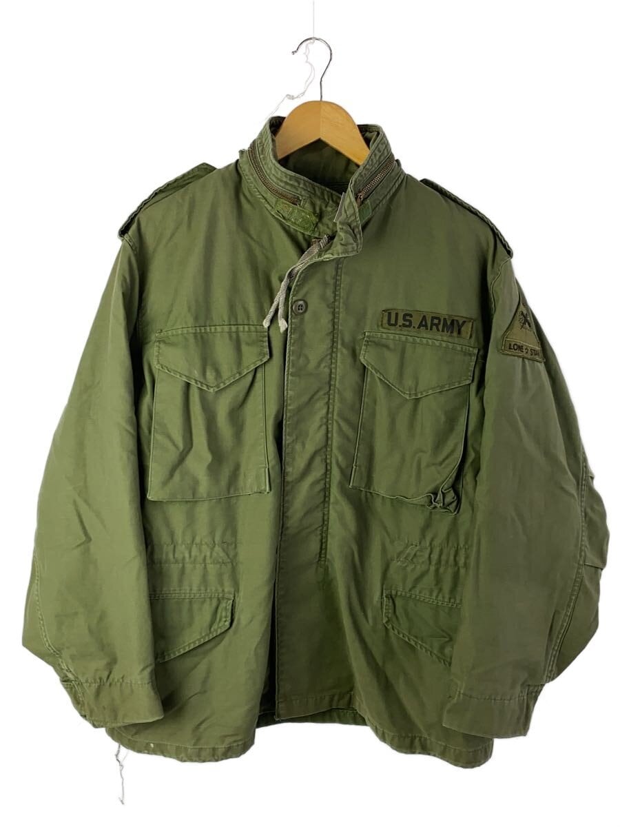 US.ARMY / ミリタリージャケット/L/コットン/KHK
