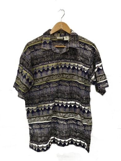 商品画像：ポロシャツ/M/コットン/マルチカラー/総柄 1