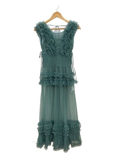 商品画像：ノースリーブワンピース/O/ポリエステル/GRN/SWFO244105 2