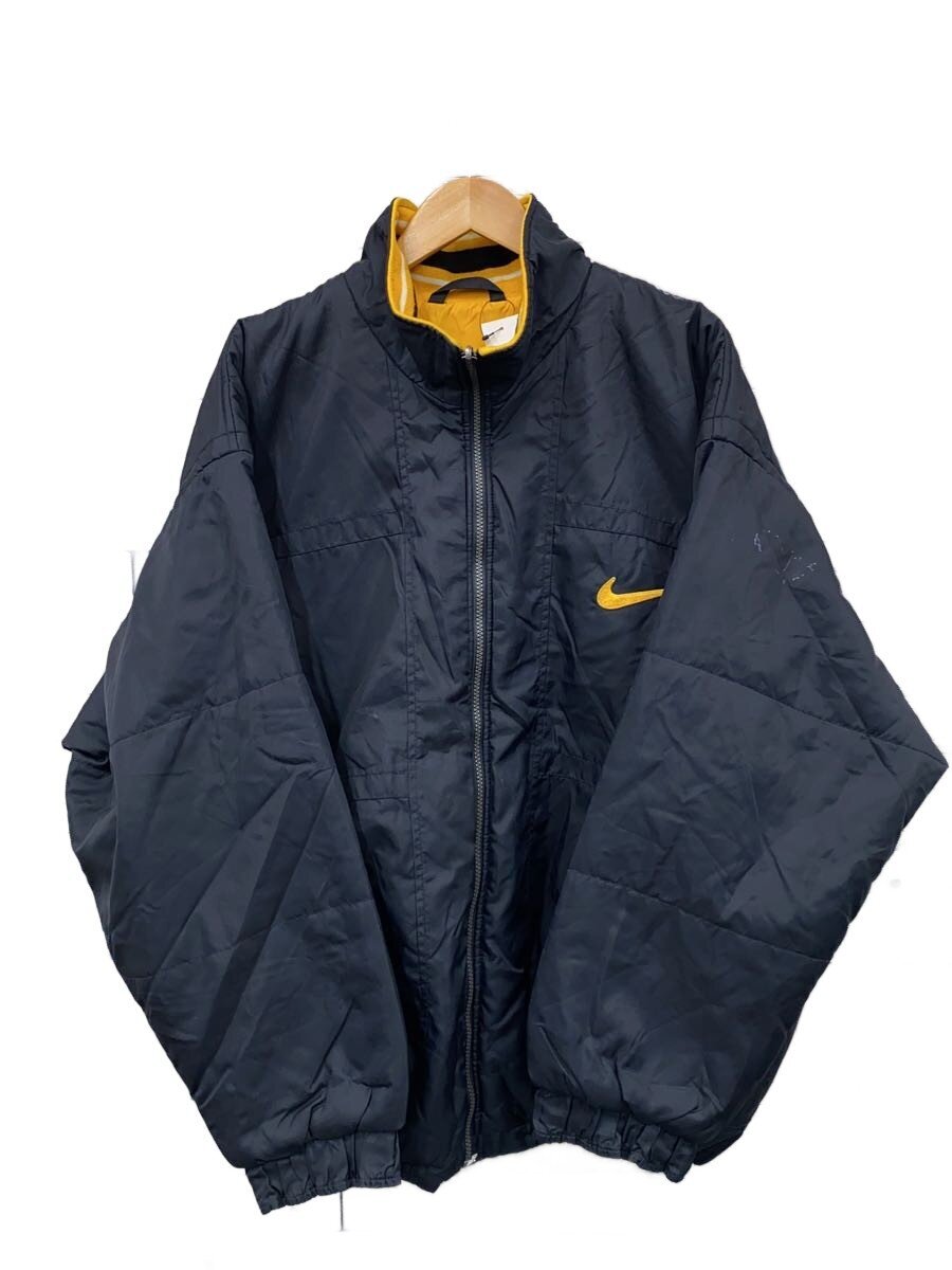 NIKE / 90s/白タグ/リバーシブルナイロンジャケット/XL/ナイロン/BLK