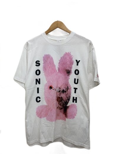 商品画像：Tシャツ/M/コットン/WHT/×Sonic youth 1