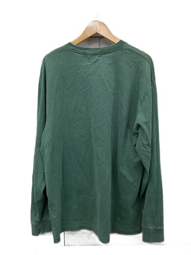 画像：A BATHING APE長袖ポケットTシャツ/XL/コットン/GRN/001LTI301002M2