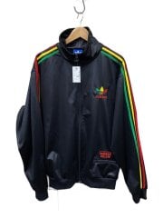 トラックジャケット/L/ポリエステル/BLK