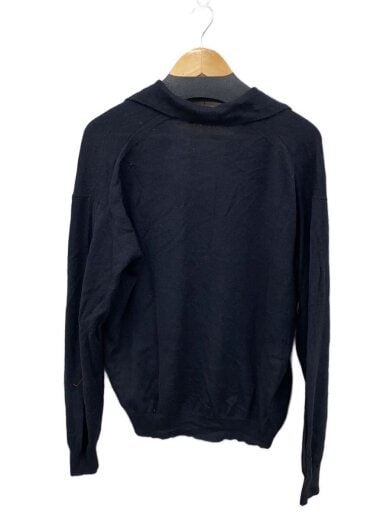 画像：AURALEECASHMER SKIPPER POLO/ニット・セーター(薄手)/4/カシミア/BLK/A24SP02SC2