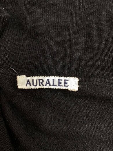 画像：AURALEECASHMER SKIPPER POLO/ニット・セーター(薄手)/4/カシミア/BLK/A24SP02SC3