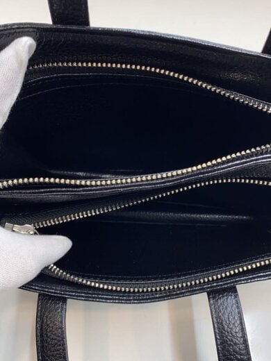 商品画像：シュリンク加工/限定/ハンドバッグ/レザー/BLK 6