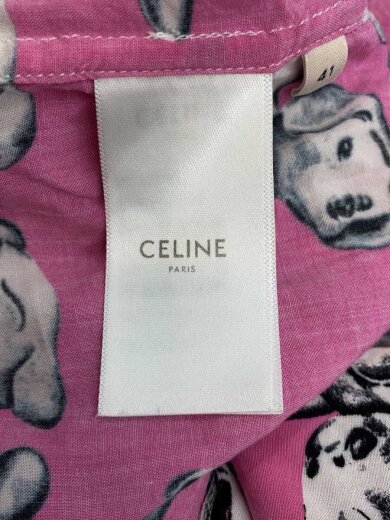 商品画像：22SS/by Hedi Slimane/半袖シャツ/レーヨン/PNK/総柄 4