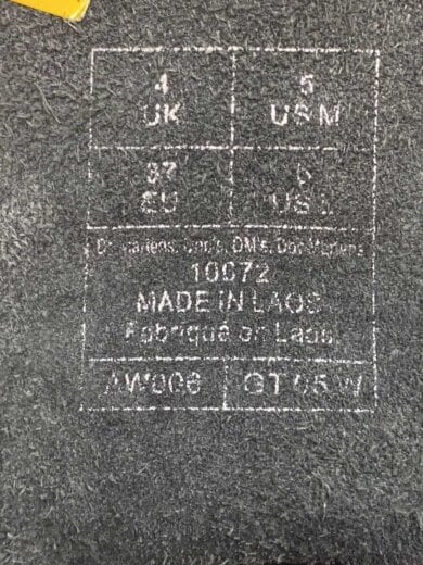 商品画像：レースアップブーツ/UK4/BLK/8ホール 5