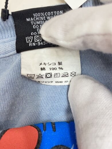 商品画像：Tシャツ/L/コットン/BLU 4