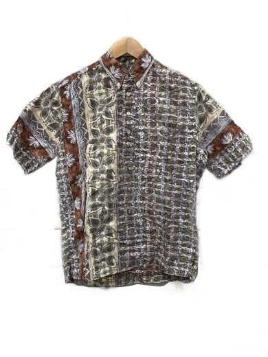 商品画像：半袖シャツ/S/コットン/KHK/90s 1