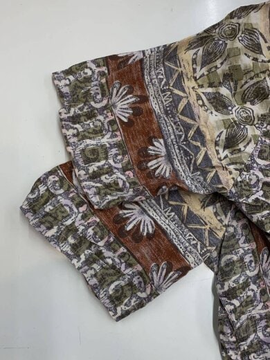 商品画像：半袖シャツ/S/コットン/KHK/90s 4