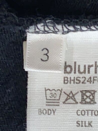 商品画像：ヘンリーネックカットソー/3/コットン/BLK/BHS24F036F25 4