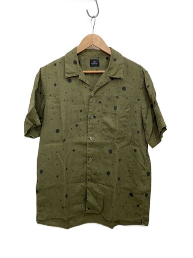 商品画像：オープンカラーシャツ/L/リネン/GRN 1