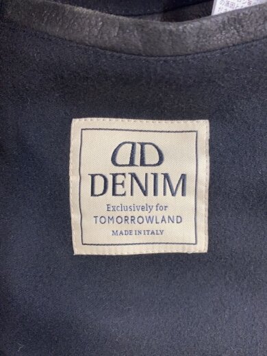 商品画像：×DENIM/イタリア製/ボアベスト/48/羊革/BLK/62-08-05-08002 3
