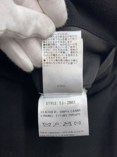 商品画像：×DENIM/イタリア製/ボアベスト/48/羊革/BLK/62-08-05-08002 6