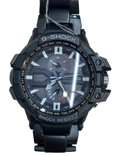 商品画像：ソーラー腕時計・G-SHOCK/アナログ/ステンレス/BLK/BLK 1
