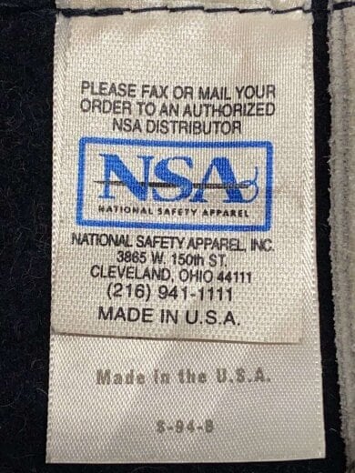 商品画像：USA製/スナップ式/NSA/コート/XL/ウール/NVY// 3
