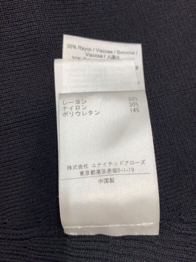 商品画像：バックオープン/長袖ワンピース/XS/レーヨン/BLK/2656// 5