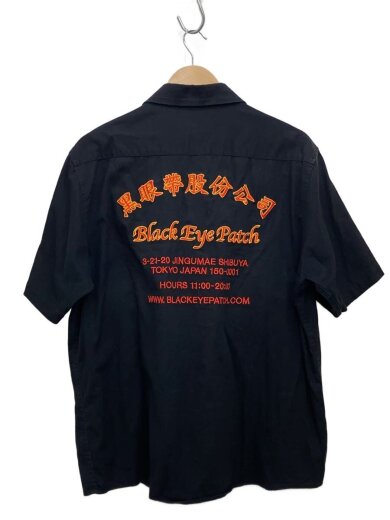 商品画像：CHINATOWN STORE S/S WORK SHIRT/半袖シャツ/XL/コットン/BLK 2