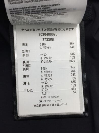 画像：CANADA GOOSEHYBRIDGE CW ELEMENT JACKET/ダウンジャケット/M/ポリエステル/BLK/2733MB3