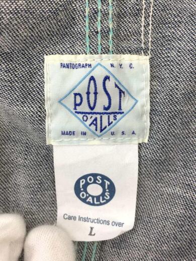 画像：POST OVERALLSカバーオール/L/デニム/IDG/無地3