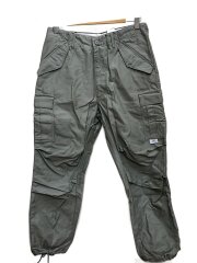 20SS/D-65M SATIN TROUSERS/カーゴパンツ/2/コットン/GRN