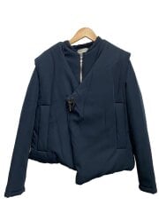 18AW/ASSYMETRIC BARBARA JACKET/L/--/BLK/無地/1159-343-6703