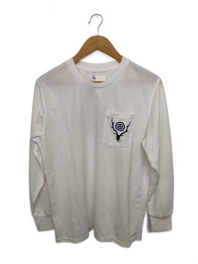 商品画像：長袖Tシャツ/XS/ポリエステル/WHT 1