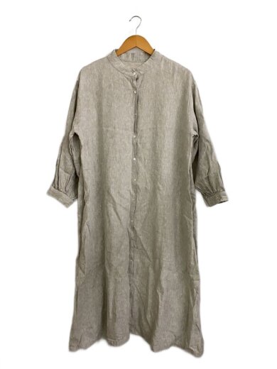 商品画像：シャツワンピース/FREE/リネン/GRY/無地/CF-223HF731 1