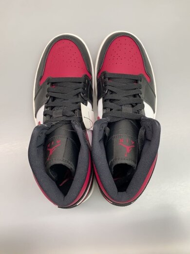 商品画像：AIR JORDAN 1 MID/エアジョーダン 1 ミッド/ブラック/554724-066/26.5cm/BL 3