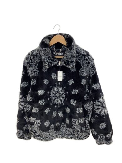 商品画像：ジャケット/L/アクリル/BLK/総柄 1