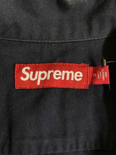 商品画像：半袖シャツ/M/コットン/NVY/ストライプ 3