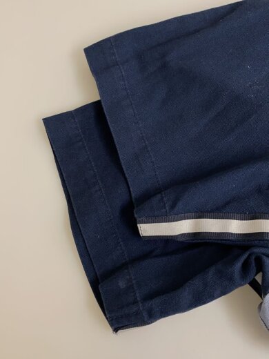 商品画像：半袖シャツ/M/コットン/NVY/ストライプ 5