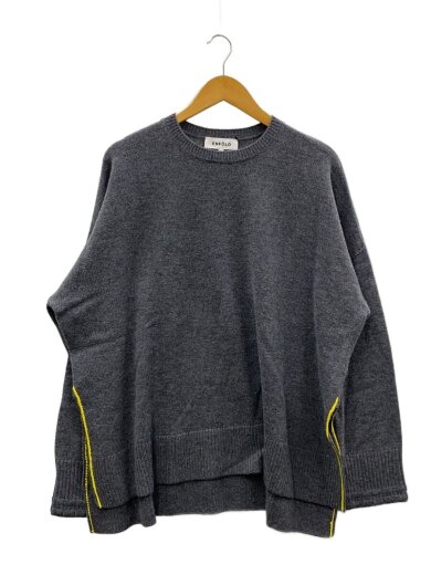 商品画像：ニット・セーター(厚手)/38/ウール/GRY/300GS270-0570 1