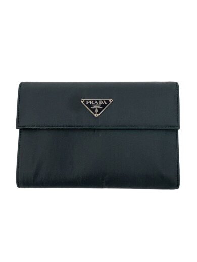 商品画像：3つ折り財布/ナイロン/BLK/メンズ/M510 1