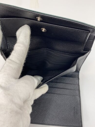 商品画像：3つ折り財布/ナイロン/BLK/メンズ/M510 7